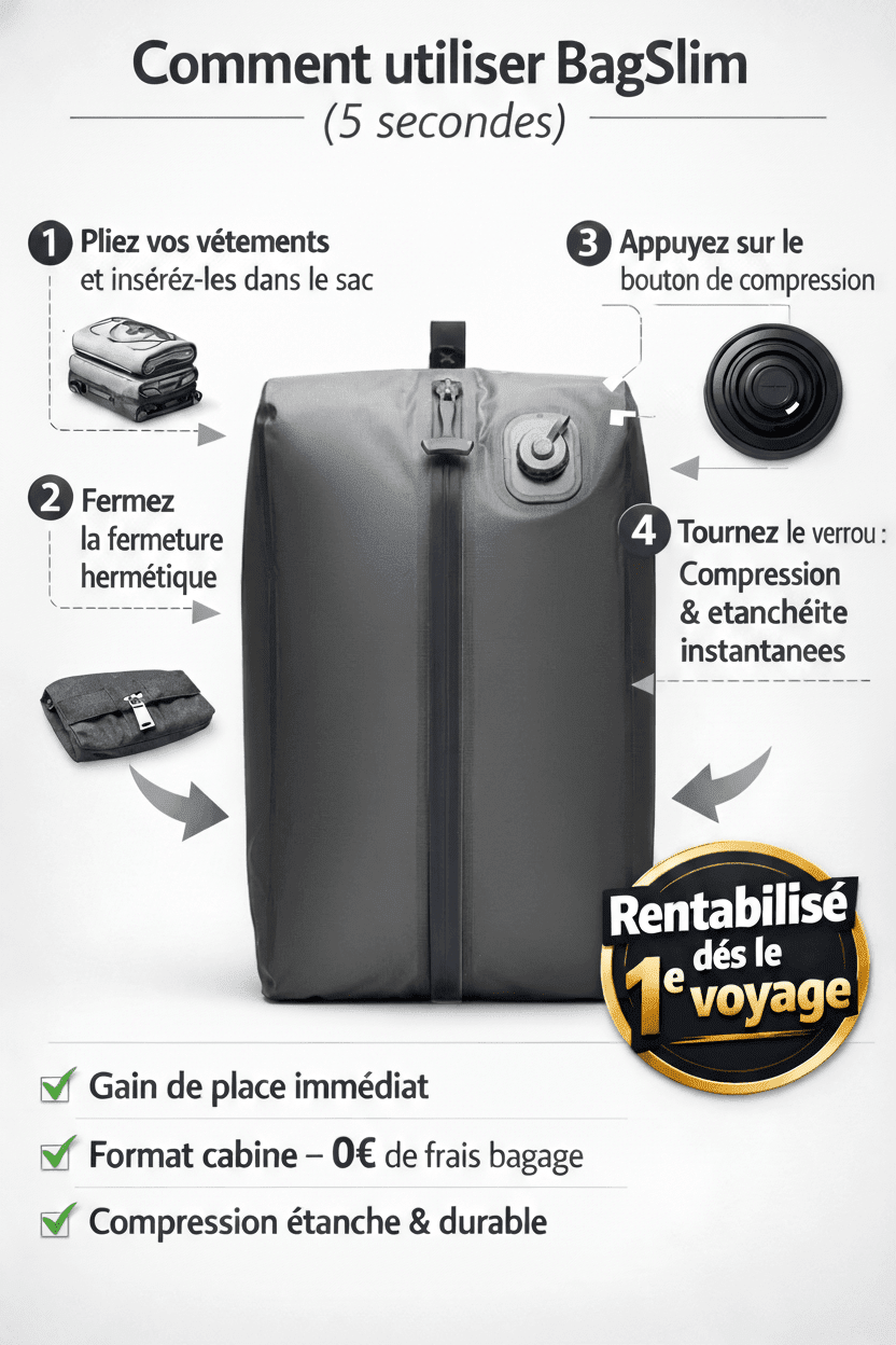 Meilleur organisateur valise 2026 : comparatif complet - BagSlim
