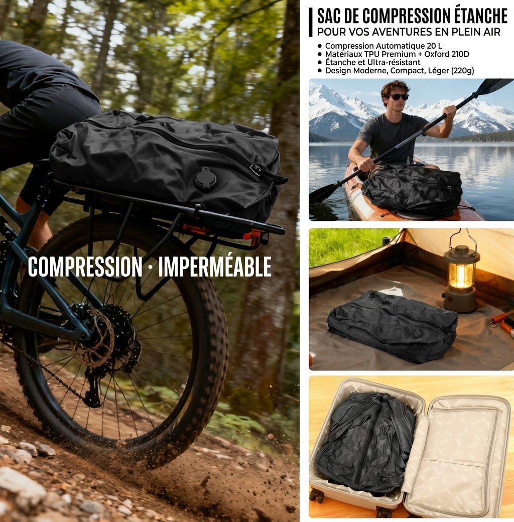 Sac de compression randonnée : quel volume choisir ? - BagSlim