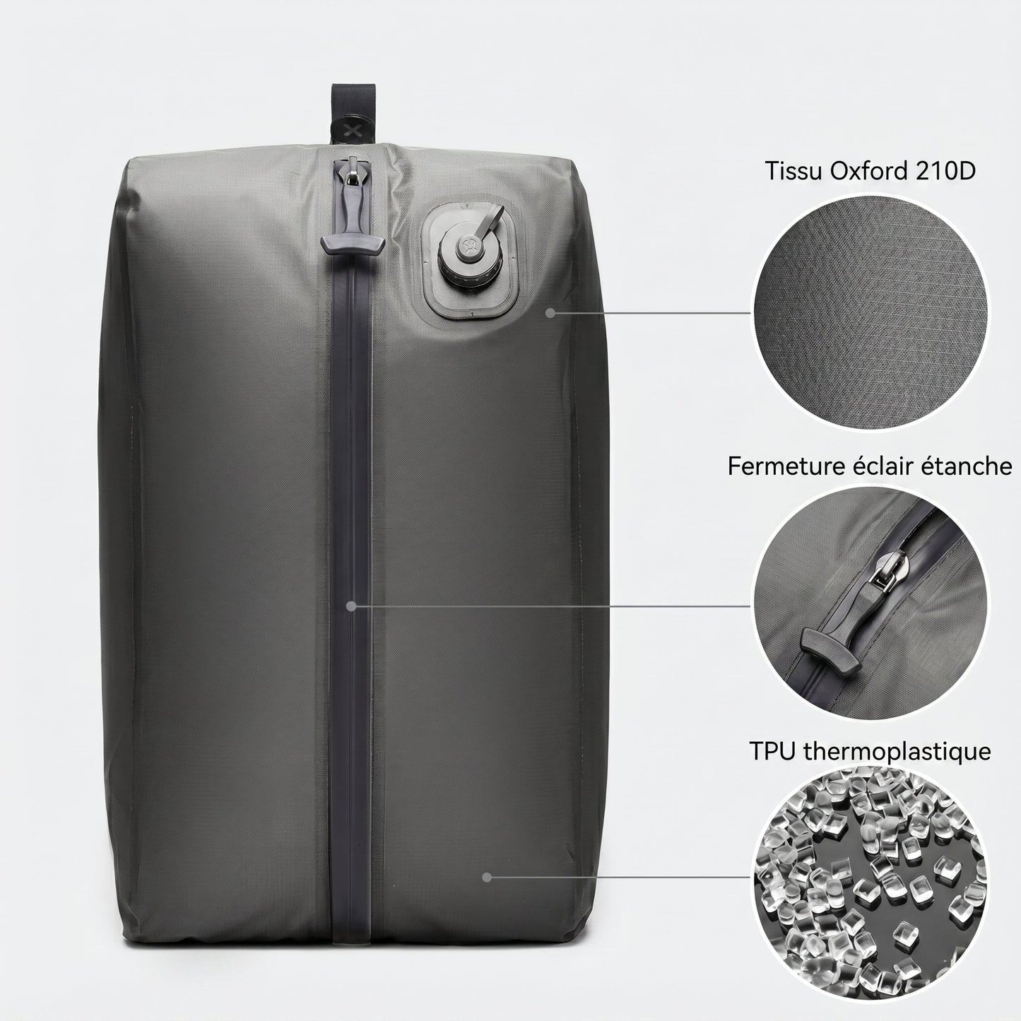 Sac de compression voyage automatique pompe USB-C intégrée BagSlim - BagSlim - Nom du produit - caractéristique principale - marqueproduct_title - rangement bagage | BagSlim