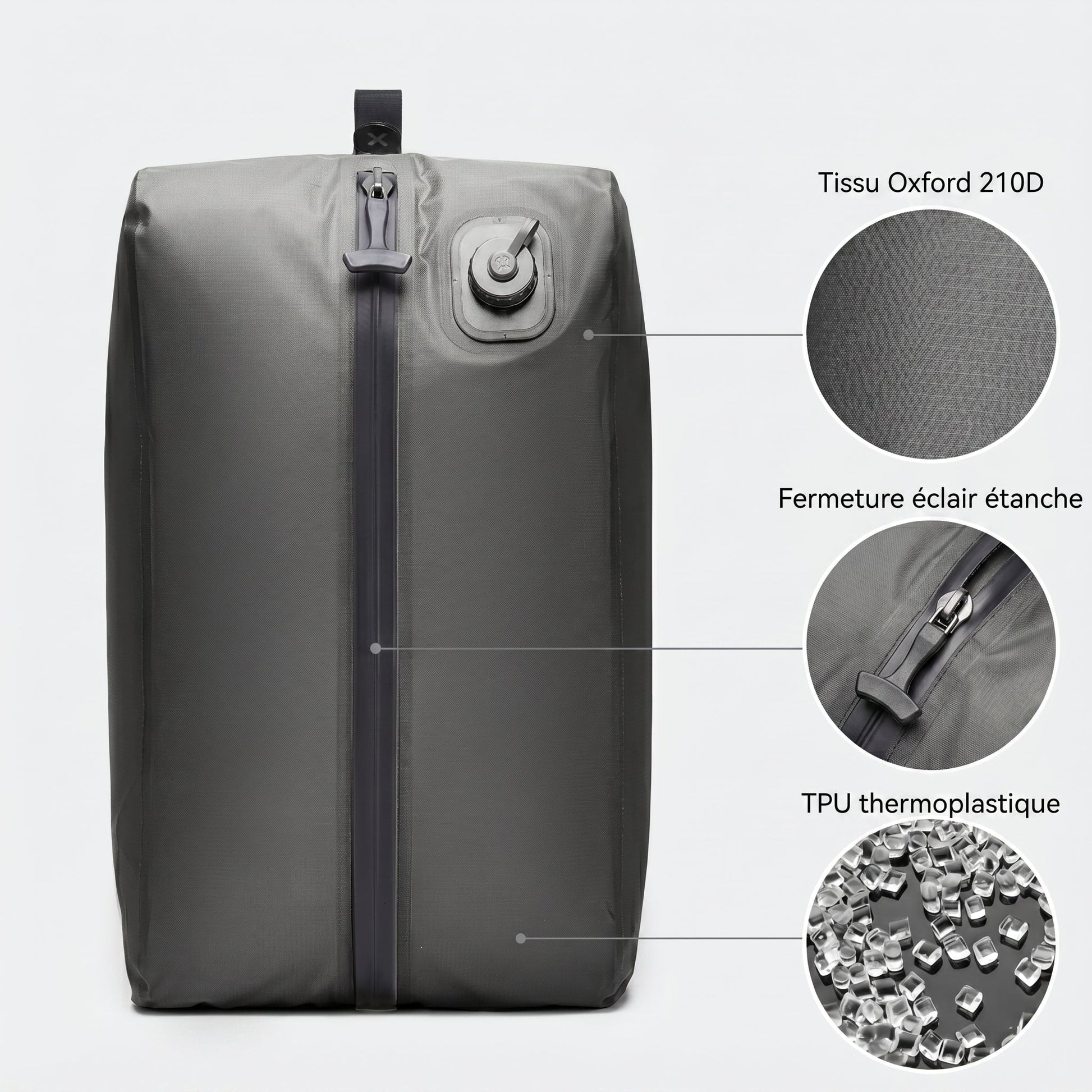 Sac de compression voyage automatique pompe USB-C intégrée BagSlim - BagSlim - Nom du produit - caractéristique principale - marqueproduct_title - rangement bagage | BagSlim