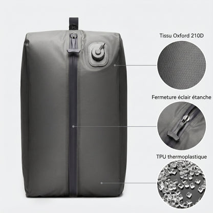 Sac de compression voyage automatique pompe USB-C intégrée BagSlim - BagSlim - Nom du produit - caractéristique principale - marqueproduct_title - rangement bagage | BagSlim